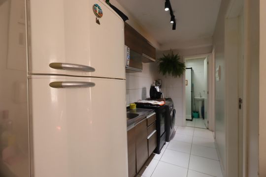 Cozinha de apartamento à venda com 2 quartos, 35m² em Rp3 (regiões de Planejamento), Santo André