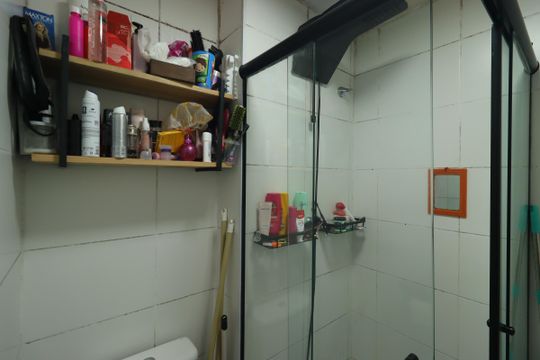 Banheiro de apartamento à venda com 2 quartos, 35m² em Rp3 (regiões de Planejamento), Santo André