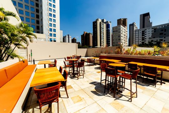 Área comum - Piscina de apartamento à venda com 1 quarto, 38m² em Serra, Belo Horizonte