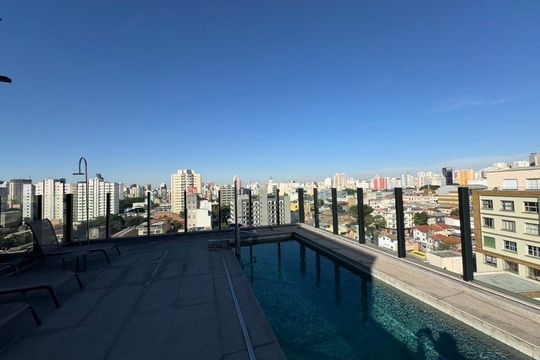 Área externa de kitnet/studio para alugar com 1 quarto, 19m² em Bela Vista, São Paulo