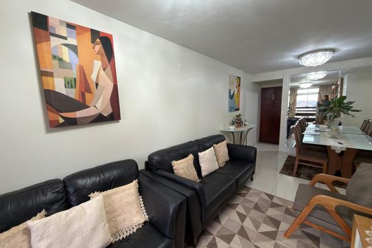 Sala de apartamento à venda com 3 quartos, 70m² em Taguatinga, Brasília