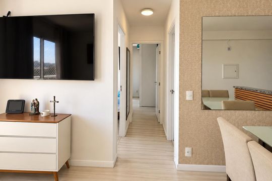 Sala de apartamento para alugar com 2 quartos, 45m² em Jaraguá, São Paulo