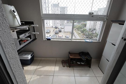 Sacada de apartamento à venda com 2 quartos, 50m² em Utinga, Santo André