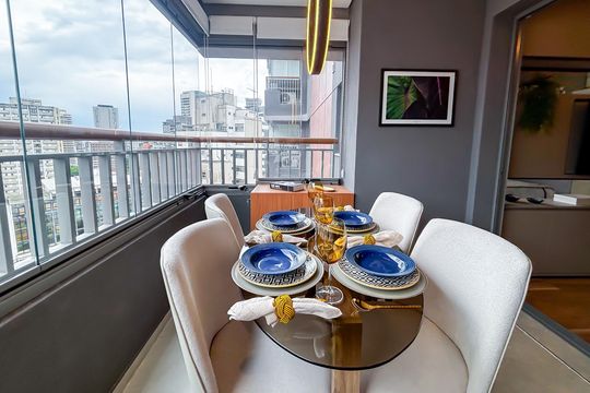 Apartamento à venda com 1 quarto, 37m² em Vila Anglo Brasileira, São Paulo