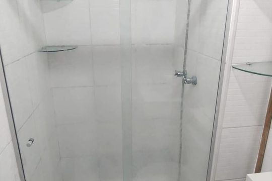 Banheiro de apartamento à venda com 2 quartos, 47m² em Colônia (Zona Leste), São Paulo