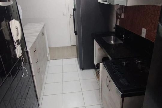 Cozinha de apartamento à venda com 2 quartos, 47m² em Colônia (Zona Leste), São Paulo