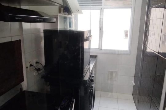 Cozinha de apartamento à venda com 2 quartos, 47m² em Colônia (Zona Leste), São Paulo