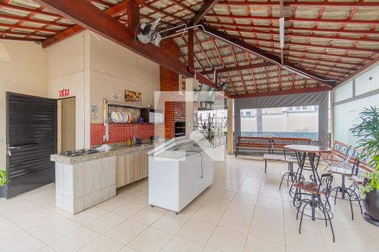 Área comum - Churrasqueira de apartamento para alugar com 2 quartos, 45m² em Loteamento Parque São Martinho, Campinas