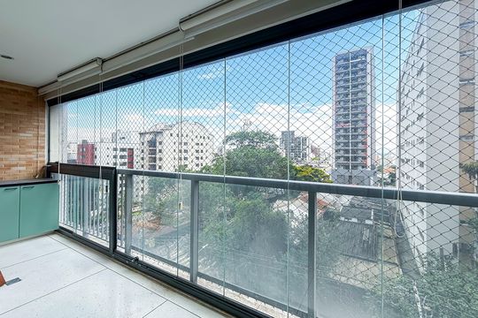 Varanda gourmet de apartamento para alugar com 2 quartos, 72m² em Pinheiros, São Paulo