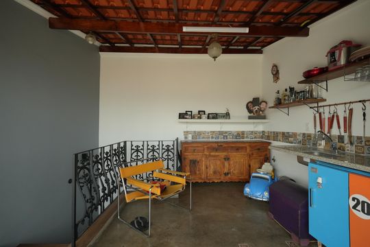Área gourmet de apartamento à venda com 2 quartos, 105m² em Parque das Nações, Santo André