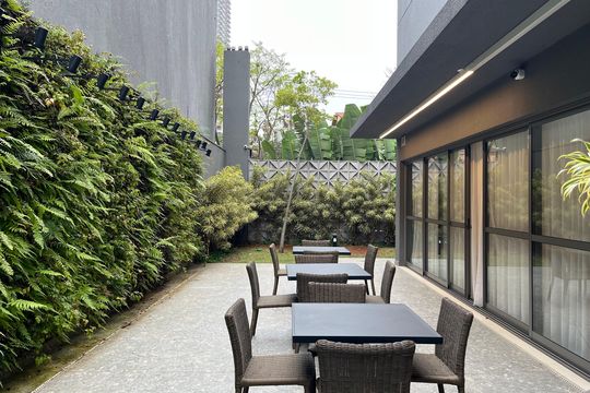 Área comum - Churrasqueira de apartamento à venda com 1 quarto, 50m² em Perdizes, São Paulo
