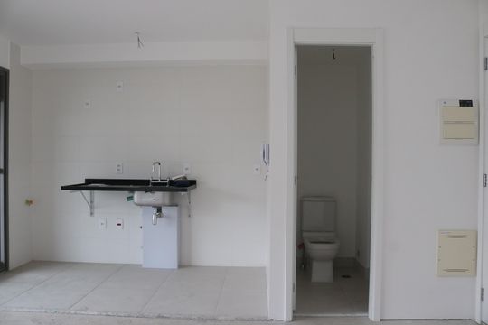 Sala de apartamento à venda com 1 quarto, 50m² em Perdizes, São Paulo