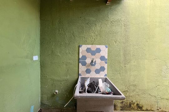Lavanderia de casa para alugar com 1 quarto, 40m² em Jardim das Maravilhas, Santo André