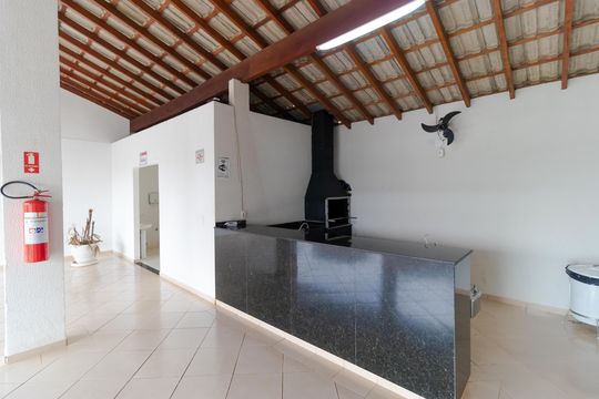 Área comum - Churrasqueira de apartamento para alugar com 2 quartos, 46m² em Jardim Anton Von Zuben, Campinas