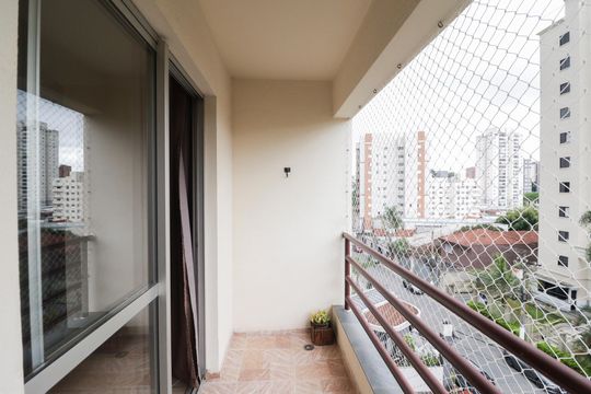 Varanda da Sala de apartamento para alugar com 2 quartos, 62m² em Vila Isolina Mazzei, São Paulo