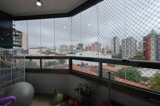 Varanda de apartamento à venda com 3 quartos, 145m² em Vila Valparaíso, Santo André