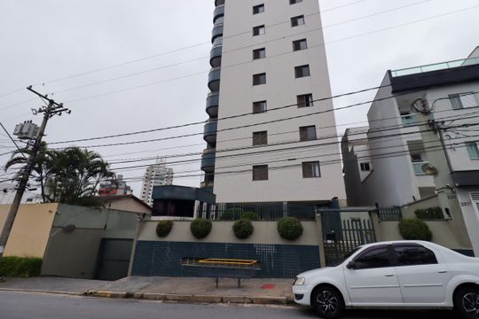 Fachada de apartamento à venda com 3 quartos, 145m² em Vila Valparaíso, Santo André
