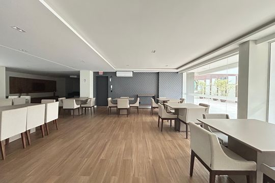 Área comum - Salão de festas de apartamento para alugar com 2 quartos, 80m² em Itacorubi, Florianópolis