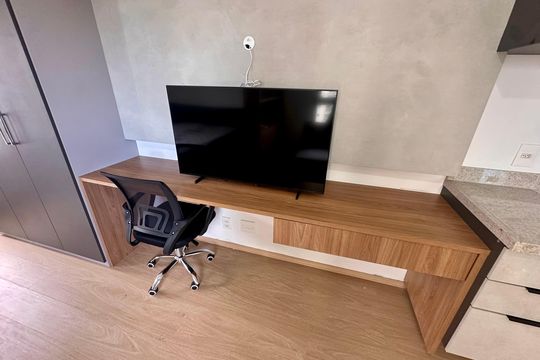 Studio de kitnet/studio para alugar com 1 quarto, 32m² em Brooklin, São Paulo