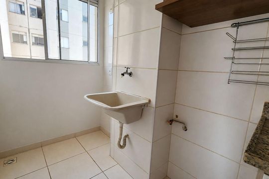 Área de serviço de apartamento à venda com 2 quartos, 58m² em Vila Real, Hortolândia