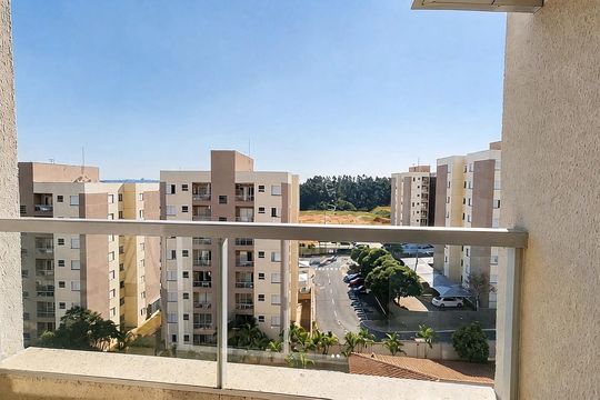 Varanda de apartamento à venda com 2 quartos, 58m² em Vila Real, Hortolândia