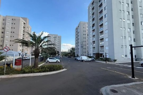 Área externa de apartamento à venda com 2 quartos, 58m² em Vila Real, Hortolândia