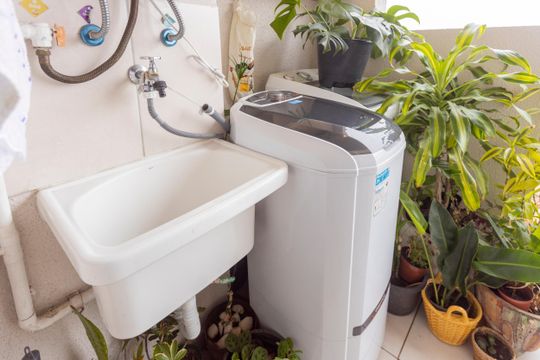 Área de Serviço de apartamento à venda com 2 quartos, 46m² em Jardim Santo Antoninho, São Paulo