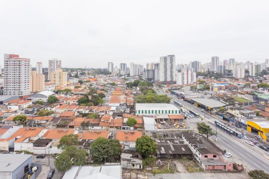 Vista da Varanda de apartamento à venda com 2 quartos, 46m² em Jardim Santo Antoninho, São Paulo