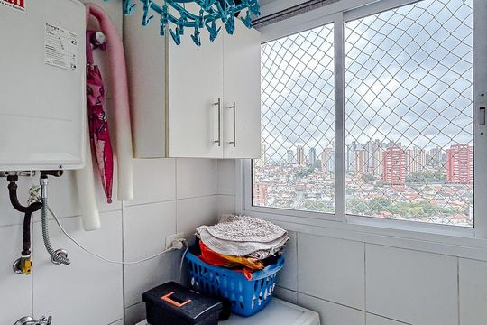 Área de Serviço de apartamento à venda com 3 quartos, 74m² em Chácara Santo Antônio (Zona Leste), São Paulo