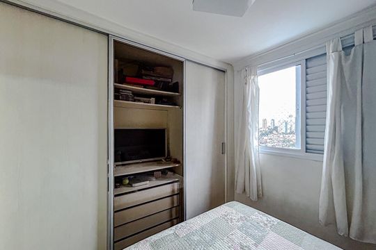 Quarto 3 - Suíte de apartamento à venda com 3 quartos, 74m² em Chácara Santo Antônio (Zona Leste), São Paulo