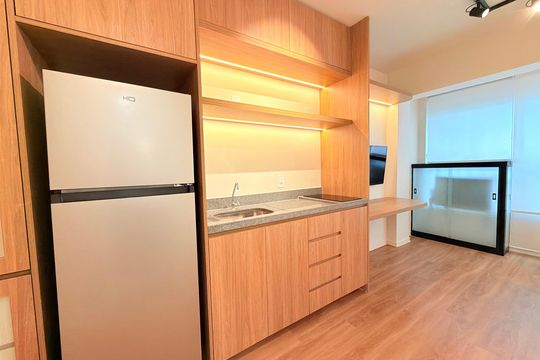 Studio  de apartamento para alugar com 1 quarto, 24m² em Vila Cordeiro, São Paulo