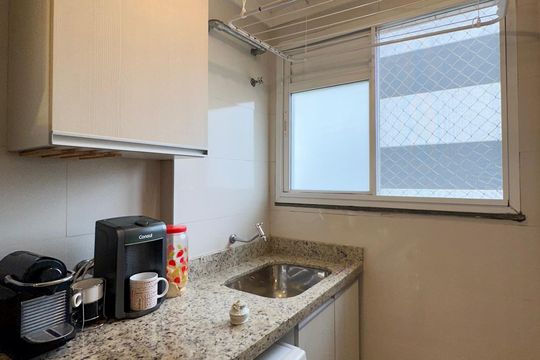 Área de Serviço de apartamento à venda com 3 quartos, 50m² em Vila Água Funda, São Paulo