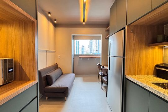 Apartamento para alugar com 1 quarto, 24m² em Vila Nova Conceição, São Paulo