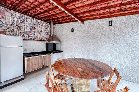 Área comum - Churrasqueira de apartamento para alugar com 4 quartos, 156m² em Chácara Santo Antônio (Zona Leste), São Paulo