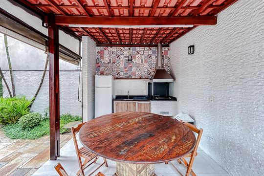 Área comum - Churrasqueira de apartamento para alugar com 4 quartos, 156m² em Chácara Santo Antônio (Zona Leste), São Paulo