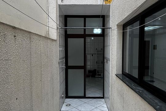 Área de Serviço de apartamento à venda com 2 quartos, 84m² em Vila Tibiriçá, Santo André