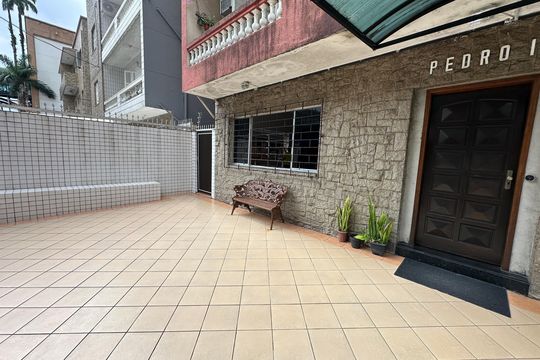 Área comum de kitnet/studio para alugar com 1 quarto, 33m² em Centro, São Vicente