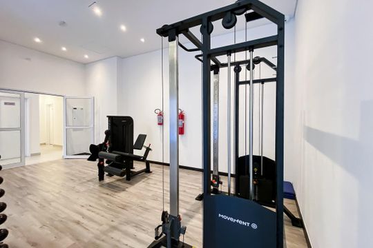 Área comum - Academia de kitnet/studio para alugar com 1 quarto, 35m² em Consolação, São Paulo