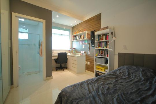 Suíte 3  de apartamento à venda com 3 quartos, 150m² em Jardim do Mar, São Bernardo do Campo