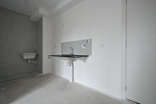 Cozinha de apartamento para alugar com 2 quartos, 37m² em Vila Andrade, São Paulo