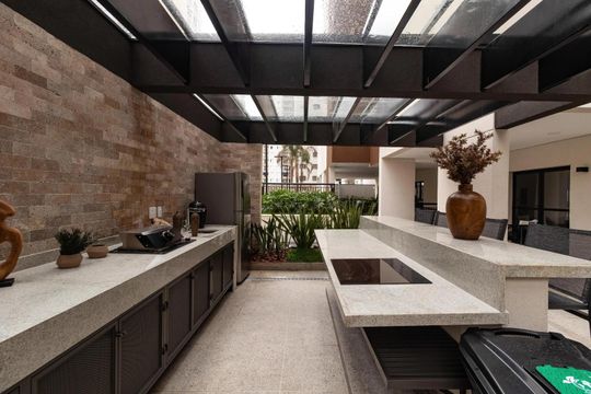 Área comum - Churrasqueira de apartamento à venda com 1 quarto, 28m² em Perdizes, São Paulo