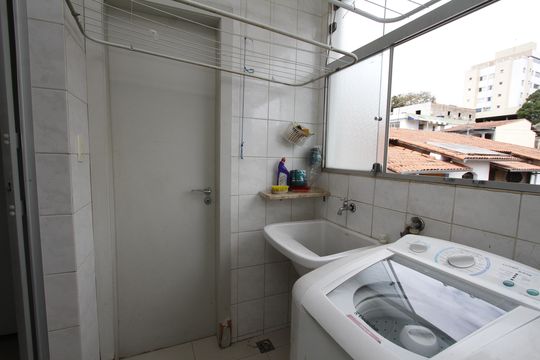 Área de Serviço de apartamento à venda com 3 quartos, 70m² em Jardim America, Belo Horizonte