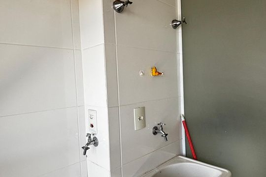Cozinha e Área de Serviço de apartamento à venda com 2 quartos, 64m² em Vila Curuçá, Santo André