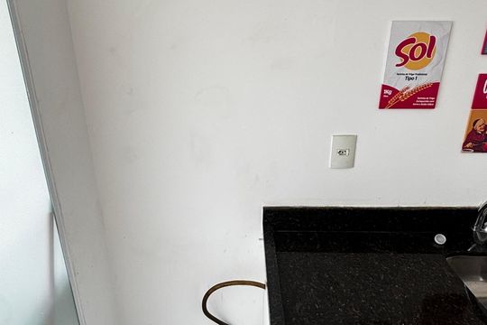 Cozinha de apartamento à venda com 2 quartos, 64m² em Vila Curuçá, Santo André