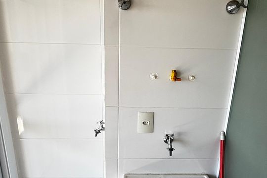 Cozinha e Área de Serviço de apartamento à venda com 2 quartos, 64m² em Vila Curuçá, Santo André