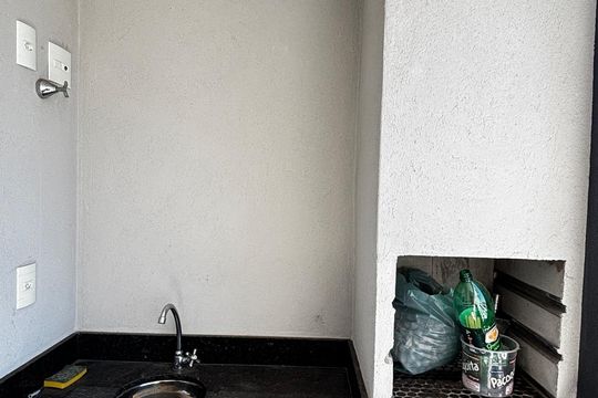 Sala - Sala de Jantar Varanda de apartamento à venda com 2 quartos, 64m² em Vila Curuçá, Santo André