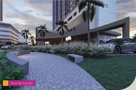 Área de Fruição de kitnet/studio para alugar com 1 quarto, 24m² em Nova Suíça, Belo Horizonte