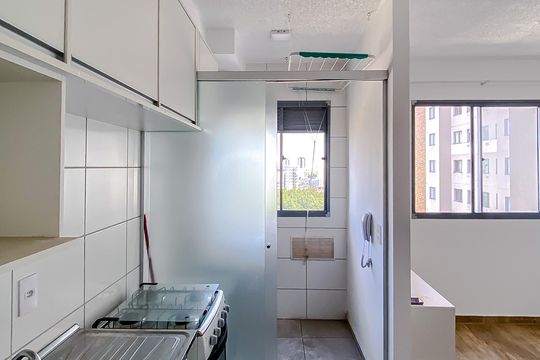 Cozinha de apartamento à venda com 1 quarto, 32m² em Mooca, São Paulo