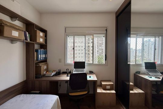 Suíte 1 de apartamento à venda com 3 quartos, 169m² em Brooklin, São Paulo