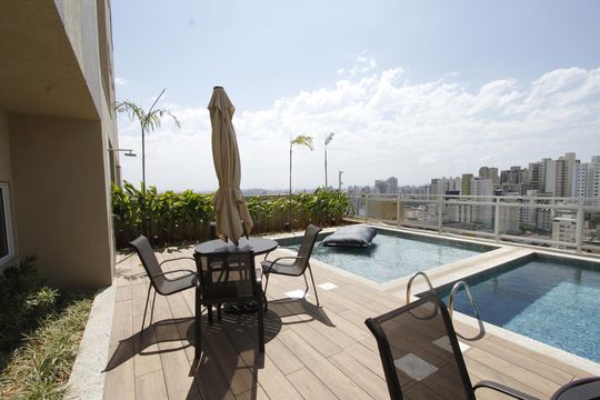 Área comum - Piscina de apartamento para alugar com 2 quartos, 66m² em Gutierrez, Belo Horizonte